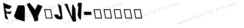 FZY JW字体转换